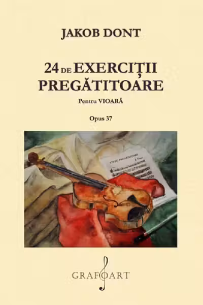 24 de exerciții pregătitoare pentru vioară. Opus 37
