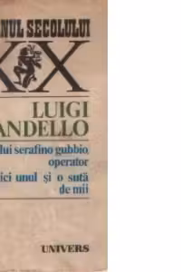 Caietele lui Serafino Gubbio, operator. Unul, nici unul si o suta de mii