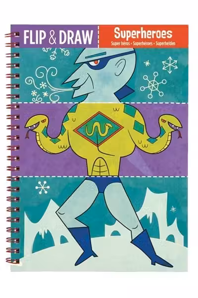 Superheroes Flip and Draw