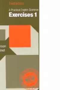 A Practical English Grammar - Exercises 1, Third edition (Low-Priced Edition)