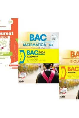 Pachet Bacalaureat 2026. Limba si literatura romana, Matematica si Biologie. Notiuni teoretice si teste pentru clasele 11-12 - Mihaela Dobos, Radu Gologan, Silvia Olteanu