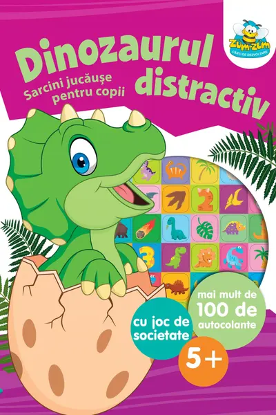 Dinozaurul distractiv - Sarcini jucause pentru copii