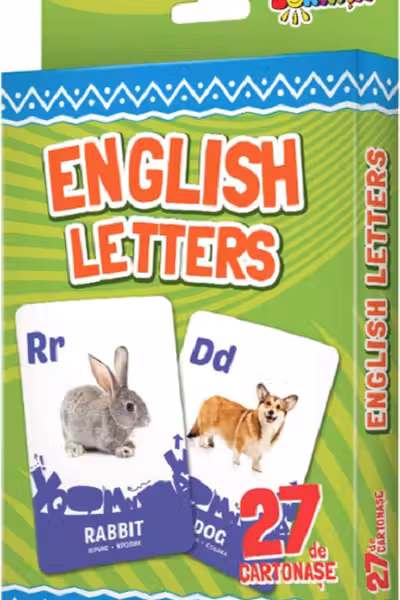 27 de cartonase. English letters