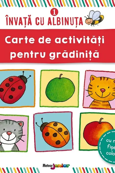 Carte de activitati pentru gradinita. Invata cu albinuta Vol. 1