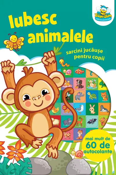 Iubesc animalele - Sarcini jucause pentru copii