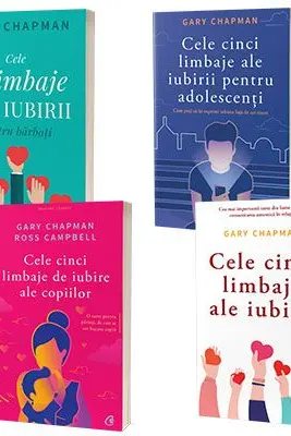 Pachet de 4 carti, autor Gary Chapman. Cele cinci limbaje
