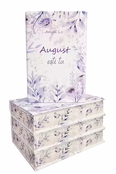 August ești tu - HARDCOVER - PRINTED EDGES - Precomandă