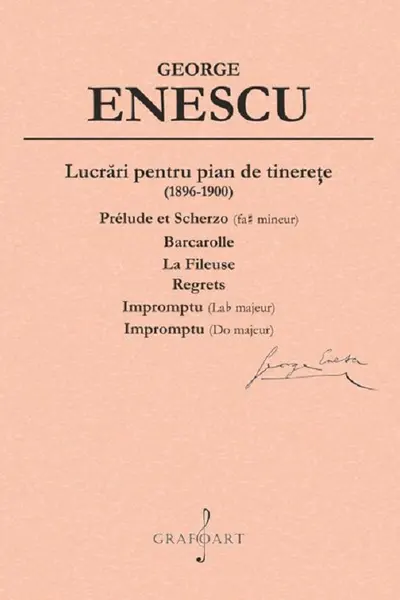 Lucrări pentru pian de tinerețe (1896-1900)