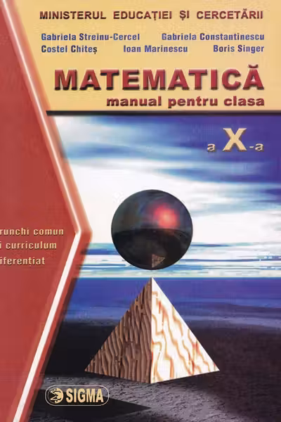 Matematica cls.10 Trunchi Comun + Curriculum Diferențiat