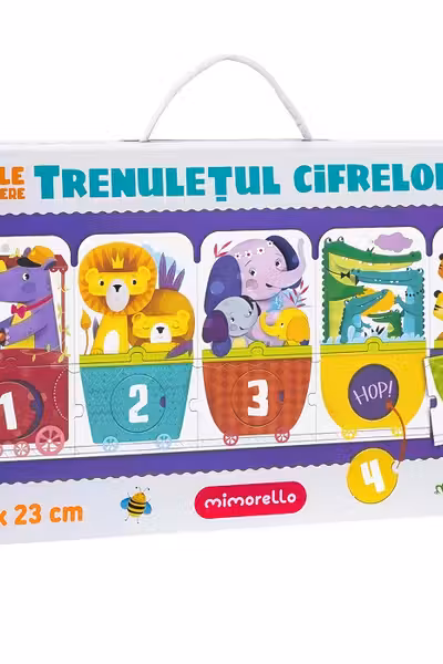 Joc educativ - Puzzle Mimorello - Trenuletul cifrelor