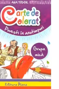 Carte de colorat - povesti in anotimpuri - 3-4 ani