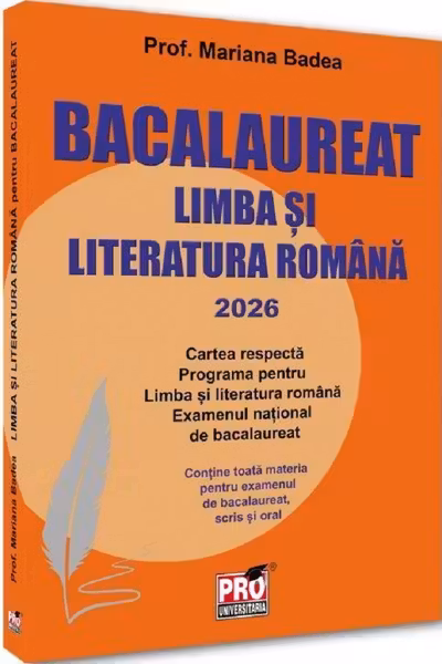 Bacalaureat 2026. Limba si literatura romana