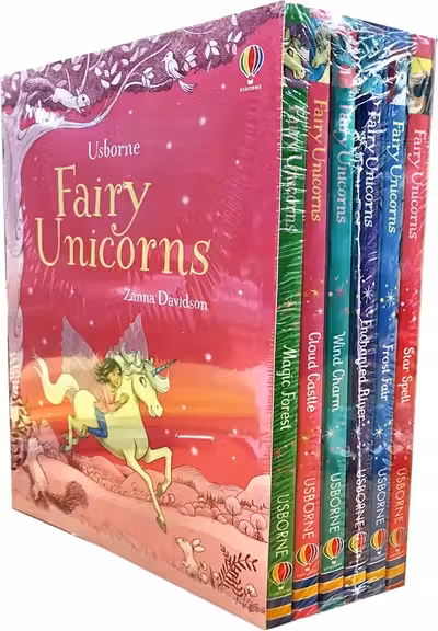 Usborne Fairy Unicorns Collection 6 Books Set