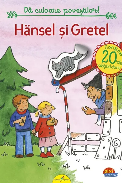 Hansel și Gretel. Dă culoare poveștilor!