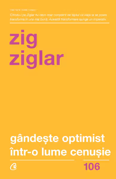 Gandeste optimist intr-o lume cenusie