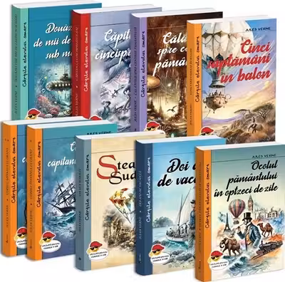 Pachet 9 cărți: Jules Verne