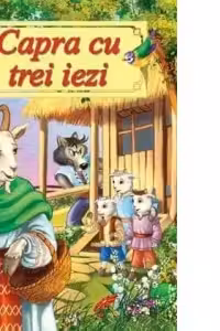 Capra cu trei iezi. Poveste ilustrata (format A4)