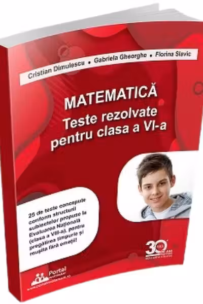 Matematica - Teste rezolvate pentru clasa a VI-a