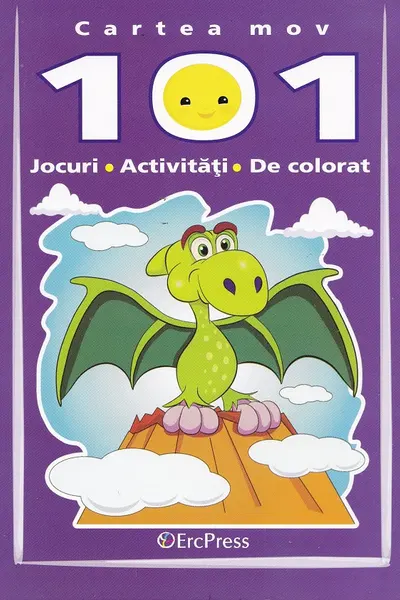 Cartea mov. 101 jocuri, activitati, de colorat