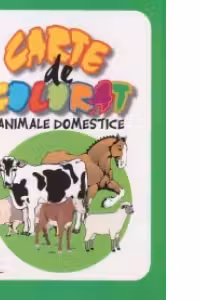Carte de colorat. Animale domestice