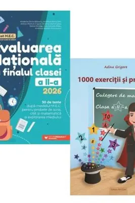 Pachet Evaluarea Nationala. Matematica exercitii si probleme clasa a 2-a - Adina Grigore, Mirabela Elena Baleanu