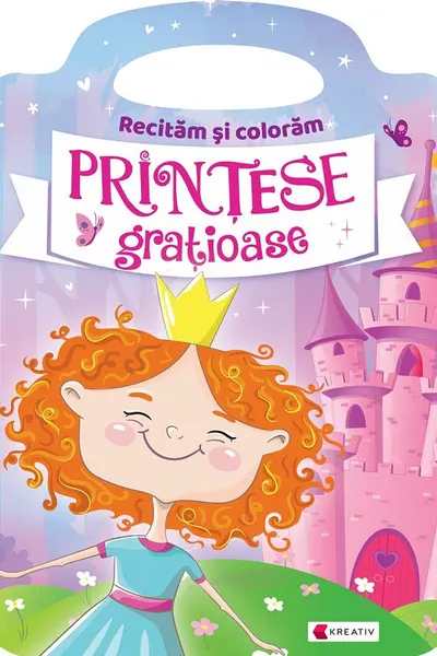 Prințese grațioase. Recităm și colorăm
