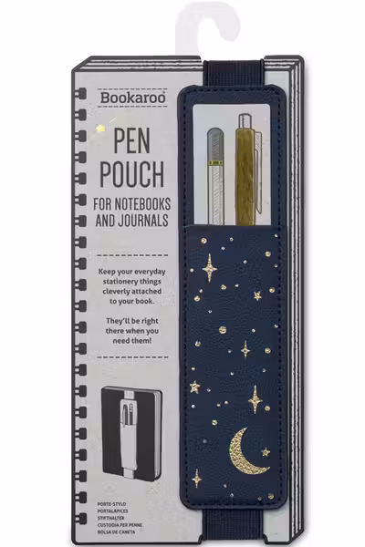 Bookaroo Pen Pouch Moon & Stars