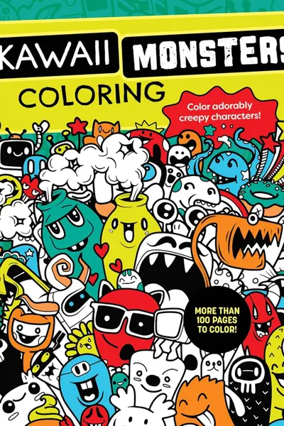 Kawaii Monsters Coloring Book