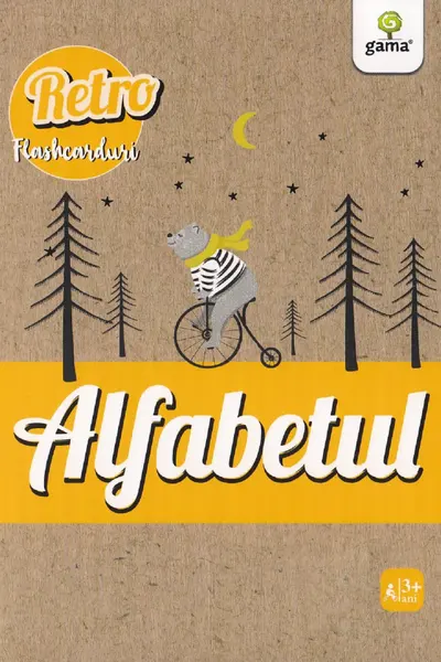 Alfabetul. Retro flashcarduri