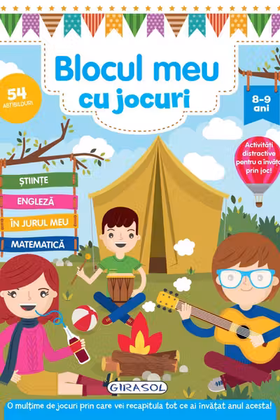 Blocul meu cu jocuri: 8-9 ani