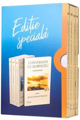 Conversatii cu Dumnezeu, volumele 1-4 + cutie de colectie