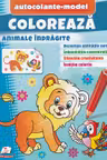 Coloreaza+autocolante Animale indragite