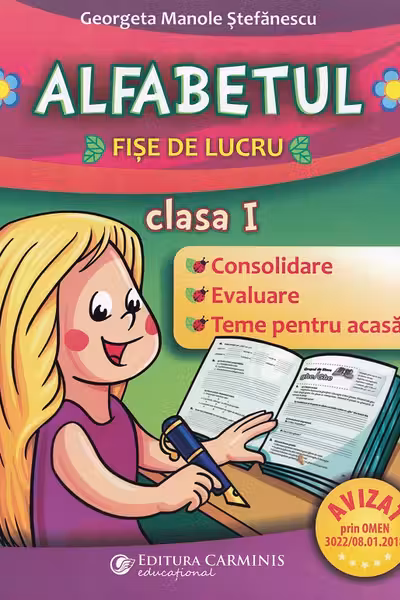 Alfabetul. Fișe de lucru - Clasa 1