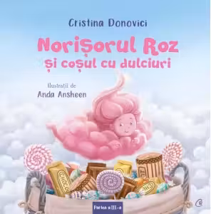 Norisorul Roz si cosul cu dulciuri