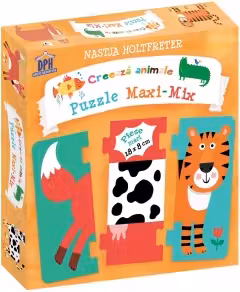 Creeaza animale. Puzzle Maxi-Mix