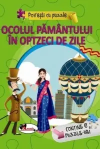 Povesti cu puzzle  Ocolul Pamantului in 80 de zile