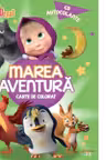 MASHA SI URSUL. MAREA AVENTURA. Carte de desenat cu autocolante