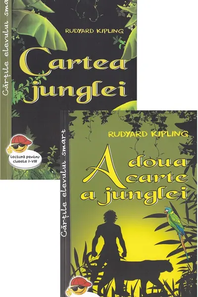 Pachet 2 cărți: Rudyard Kipling. A doua carte a junglei + Cartea junglei