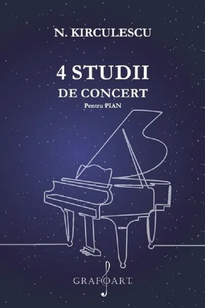 4 studii de concert pentru pian