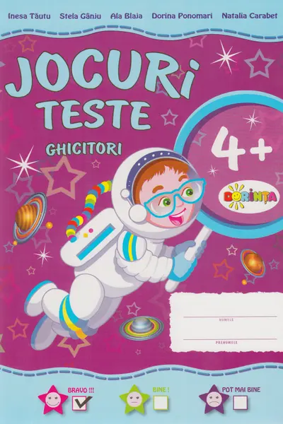 Jocuri, Teste, Ghicitori 4+