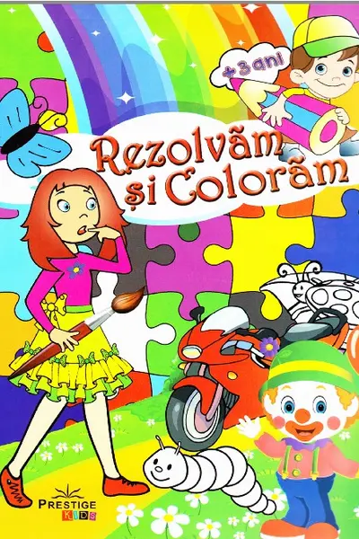 Rezolvăm și colorăm 3 ani+