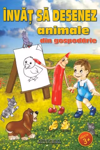 Învăț să desenez animale din gospodărie