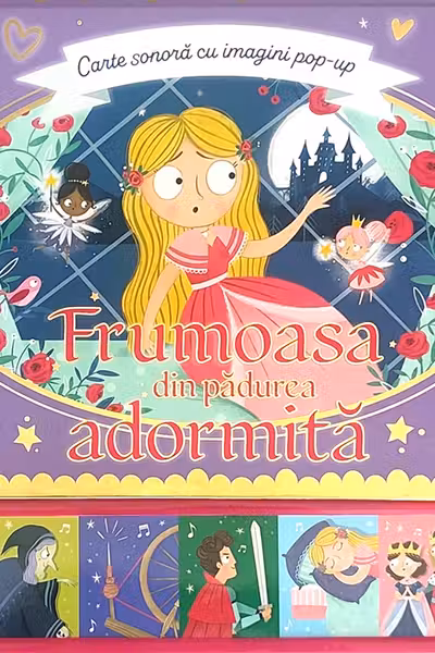 Carte sonora cu imagini pop-up Frumoasa din