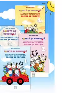 Pachet 4 carti cu activitati, jocuri si povesti cu Bobita si Buburuza