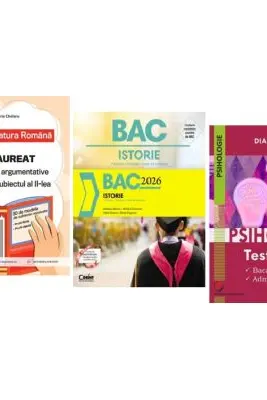 Pachet Bacalaureat Limba si literatura romana Subiectul 1 si 2, Istorie si Psihologie - Oana Valeria Chelaru, Marilena Bercea, Diana Ioanes
