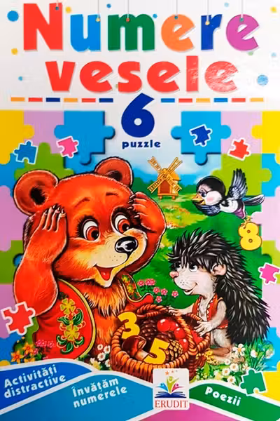 NUMERELE VESELE+ 6 PUZZLE
