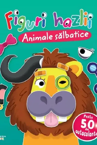 FIGURI HAZLII. ANIMALE SALBATICE. Peste 50 de autocolante