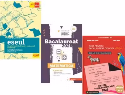 Pachet Bacalaureat 2026. Eseul. Pregatire individuala pentru proba scrisa, Matematica M_Mate-Info si Biologie clasele 9-10 - Liliana Paicu, Gheorghe Iurea, Stelica Ene