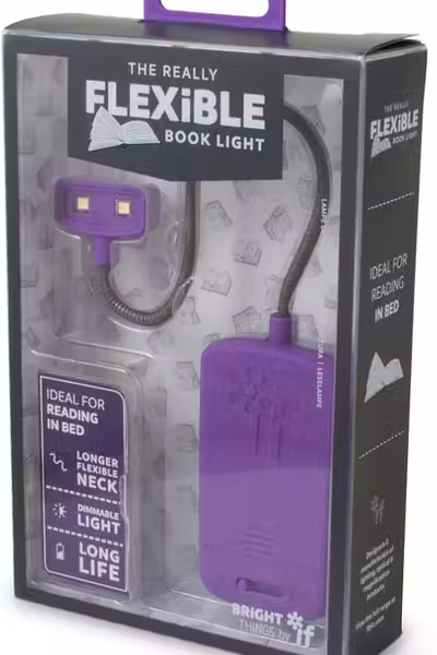 The Really Flexible Book Light: Purple