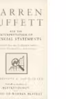 Warren Buffett and the Interpretation of Financial Statements : The Search for the Company with a Durable Competitive Advantage